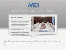 Tablet Screenshot of missionelectronics.com